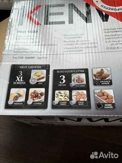 Мясорубка электрическая kenwood pro 1600