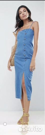 Джинсовое платье ASOS, 48 размер