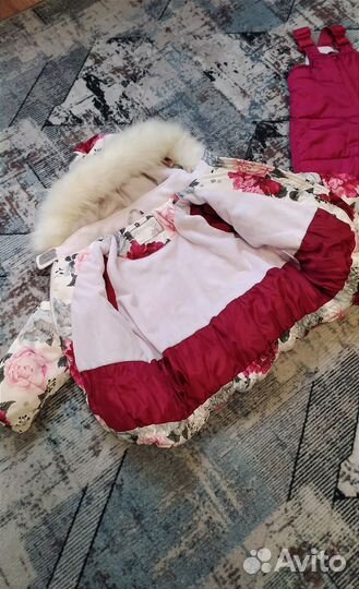 Зимний костюм для девочки