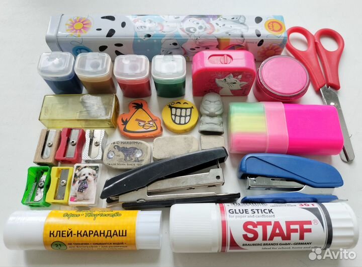Канцтовары, много разных