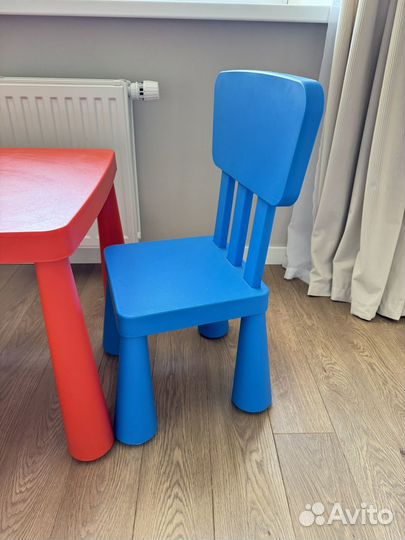 Детский столик и стульчики IKEA Мамут