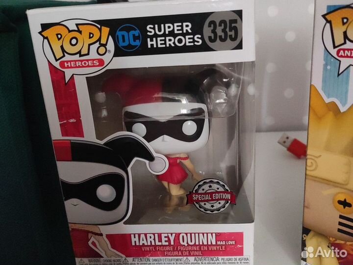 Фигурки фанко поп, Наруто, Харли (спец выпуск)