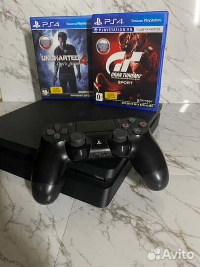 Консоль Sony Playstation 4 Slim / 1 TB + Игры