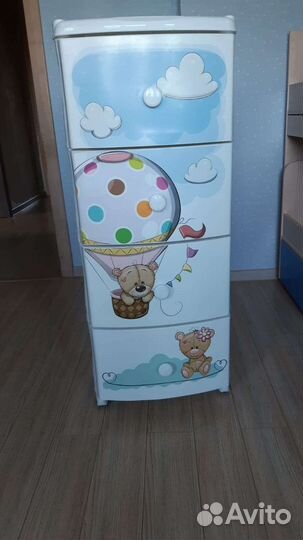 Комод детский пластиковый б/у