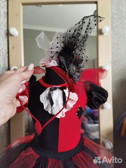 Костюм Клоунессы, Коломбино, Арлекина, Карты