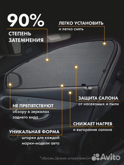 Каркасные шторки Trokot Premium - Toyota Axio 160