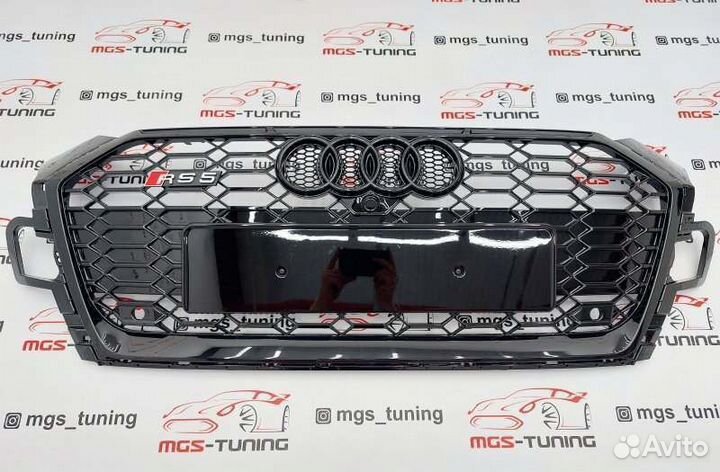 Решетка в стиле RS5 #3 для Audi A5 2019-2021