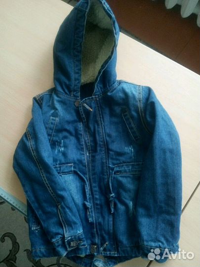 Куртка на мальчика джинсовая (98 см)
