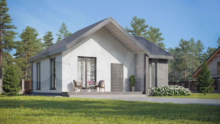 Дом 87 м² на участке 6 сот.