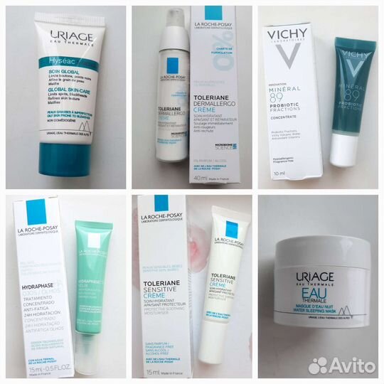 Миниатюры средств по уходу