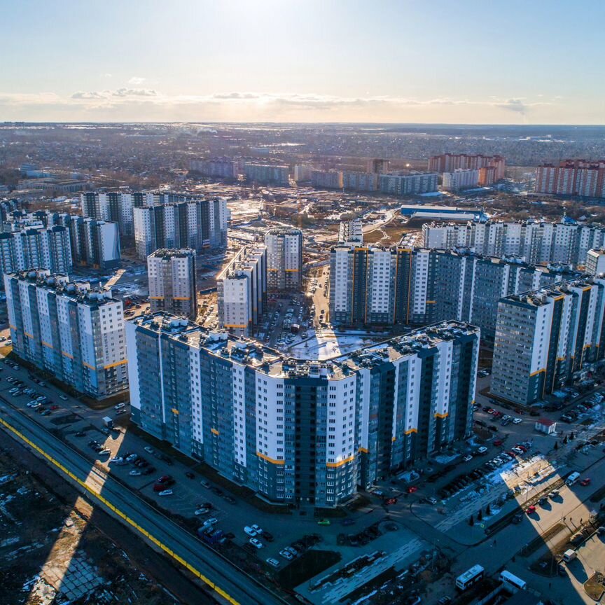 2-к. квартира, 64,7 м², 1/16 эт.