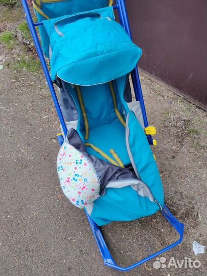 Санки коляска nika