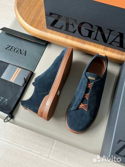 Кеды мужские Zegna премиум качества