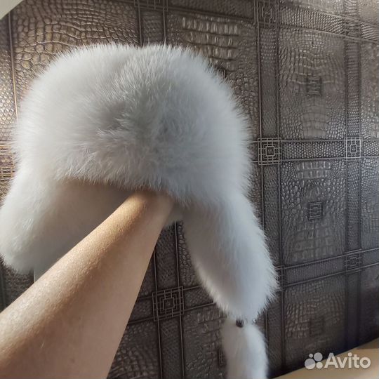 Шапка зимняя меховая женская песец