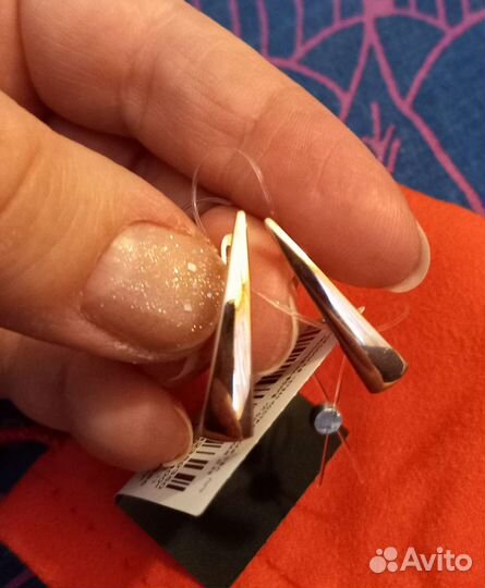 Золотые серьги