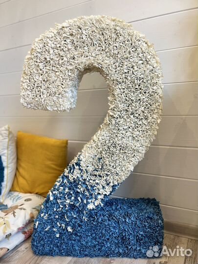 Объемная цифра 2