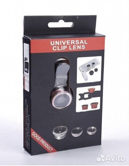 Линза для камеры на прищепке