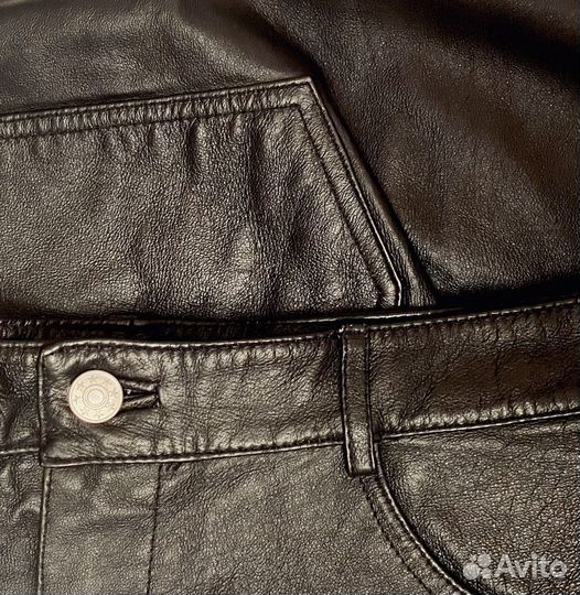 Брюки кожаннве