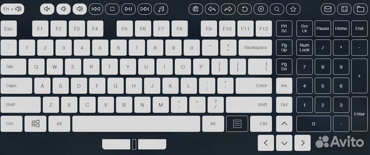 Беспроводная клавиатура Logitech K400 plus