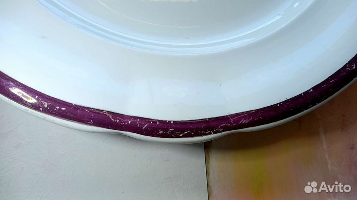 Блюдо большое Кузнецов в Риге k.p.m Dreylingsbusch