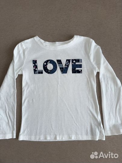 Кофта с длинным рукавом девочка 110