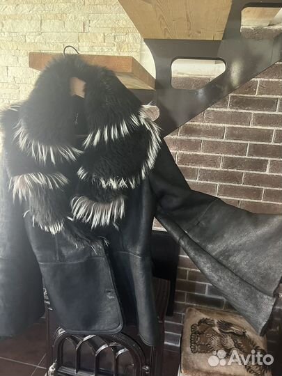 Куртка женская зимняя кожанная