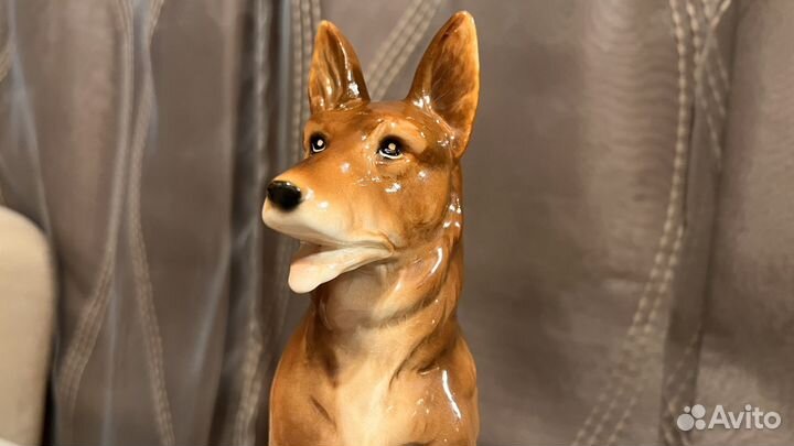 Статуэтка Овчарка Sitzendorf 28 см. Германия