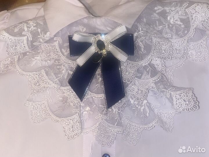 Школьная рубашка 116 на девочку