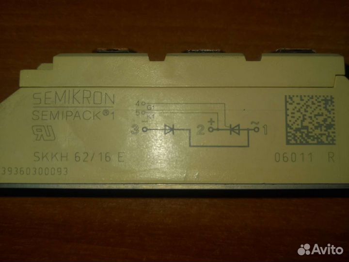 Силовой модуль Semikron skkh 62/16 E