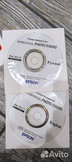 Диски, инструкции для мфу epson stylus photo rx600
