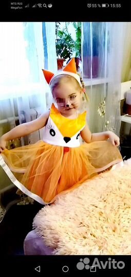 Костюм лисички напрокат