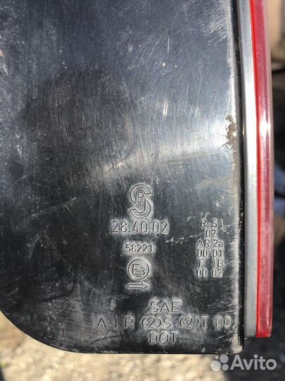 Фара задняя volkswagen Passat b5+