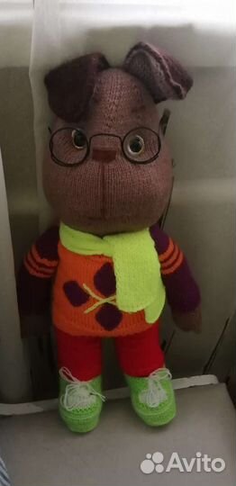 Вязаные игрушки ручной работы из мультфильма