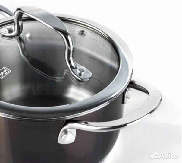 Кастрюля Taller Брауни, 1.9 л новая