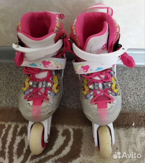 Роликовые коньки детские раздвижные