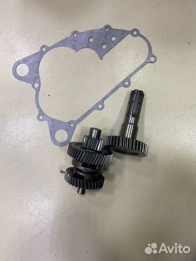 Вал редуктора ведомый(коробка на квадроцикл)