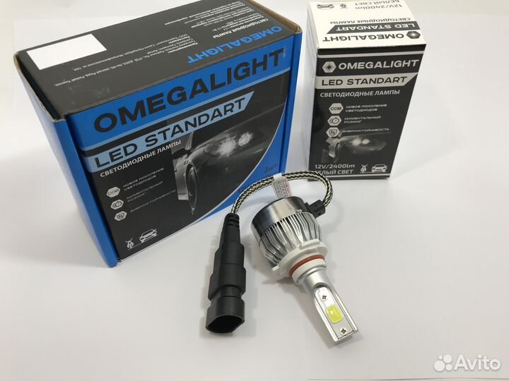 Лампа светодиодная HB3 LED 6000K