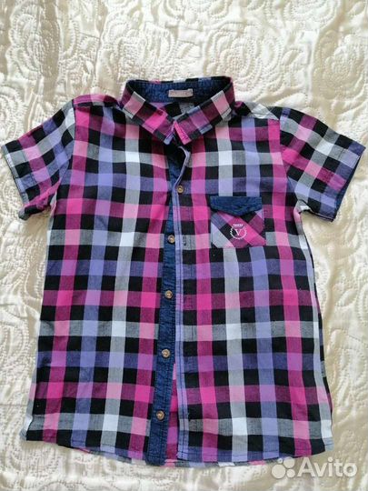 Рубашка на мальчика рост 134