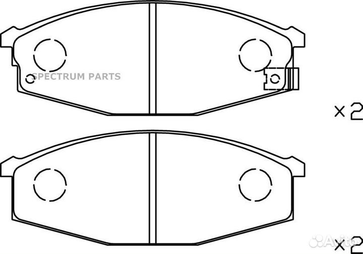 FBL AFP400S Тормозные колодки FBL AFP
