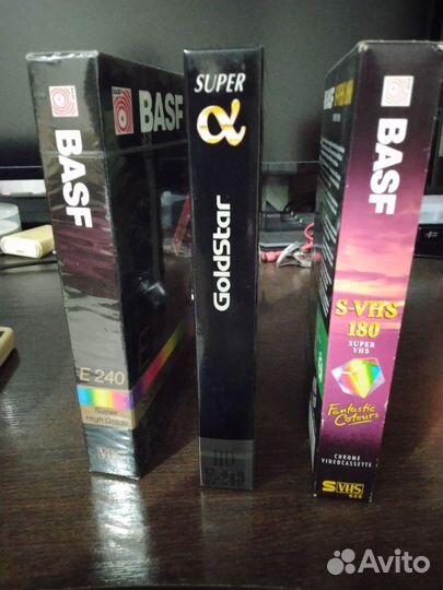 Новые видеокассеты VHS 240 минут