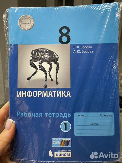 Информатика 8 класс. Рабочая тетрадь. Две части