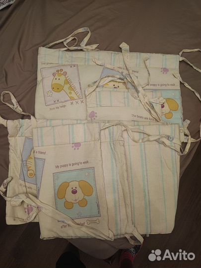 Бортики в детскую кроватку