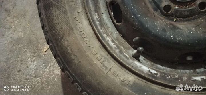 Колеса r 14 лето зима пара