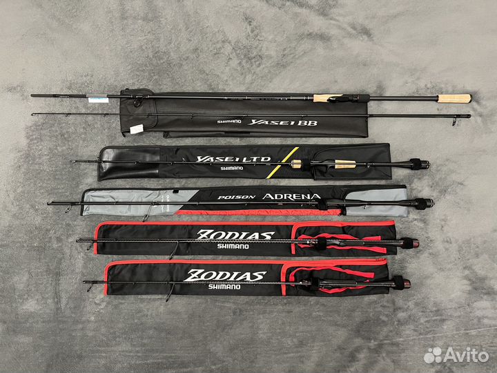 Удилища и катушки Shimano