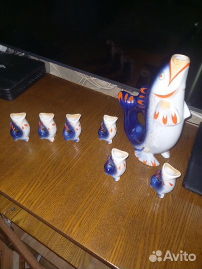 Чайный сервиз СССР синий