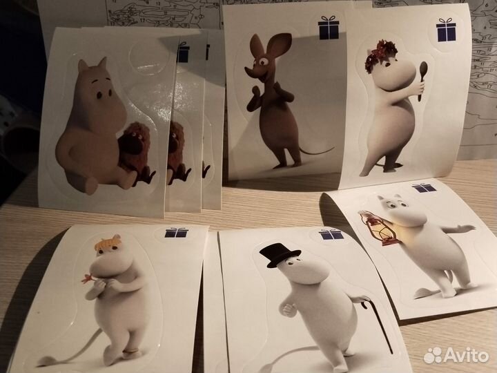 Наклейки Moomin