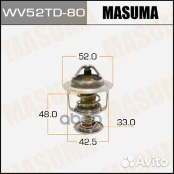 Термостат toyota belta masuma WV52TD-80 WV52TD-80
