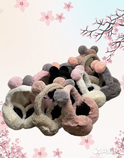 Утепленные наушники для девочки