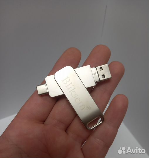 Usb флешка 64 gb 2 в 1