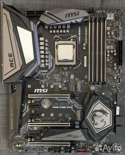 Материнская плата MSI MEG Z390 ACE + Core i9 9900k